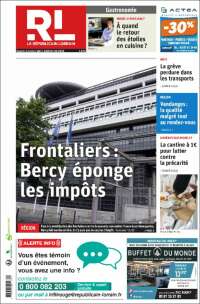 Portada de Le Republicain Lorrain (Francia)