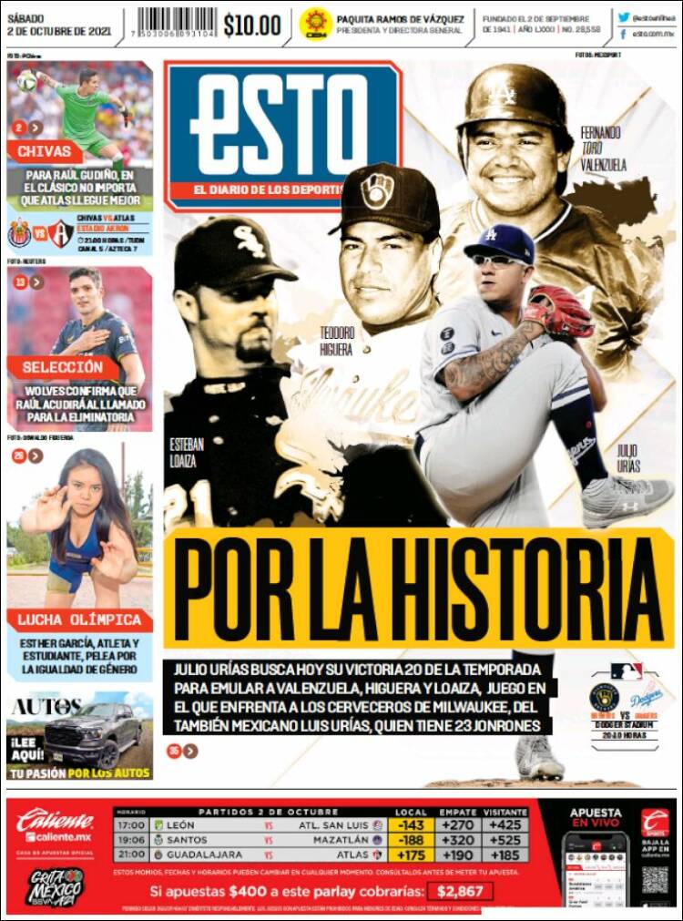 Portada de Esto (M&eacute;xico)