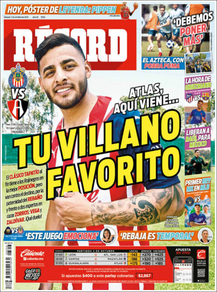 Portada de Record (M&eacute;xico)