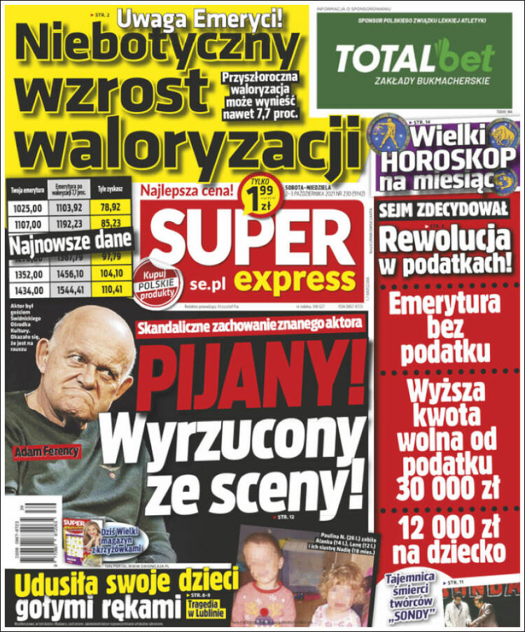 Portada de Super Express (Polonia)