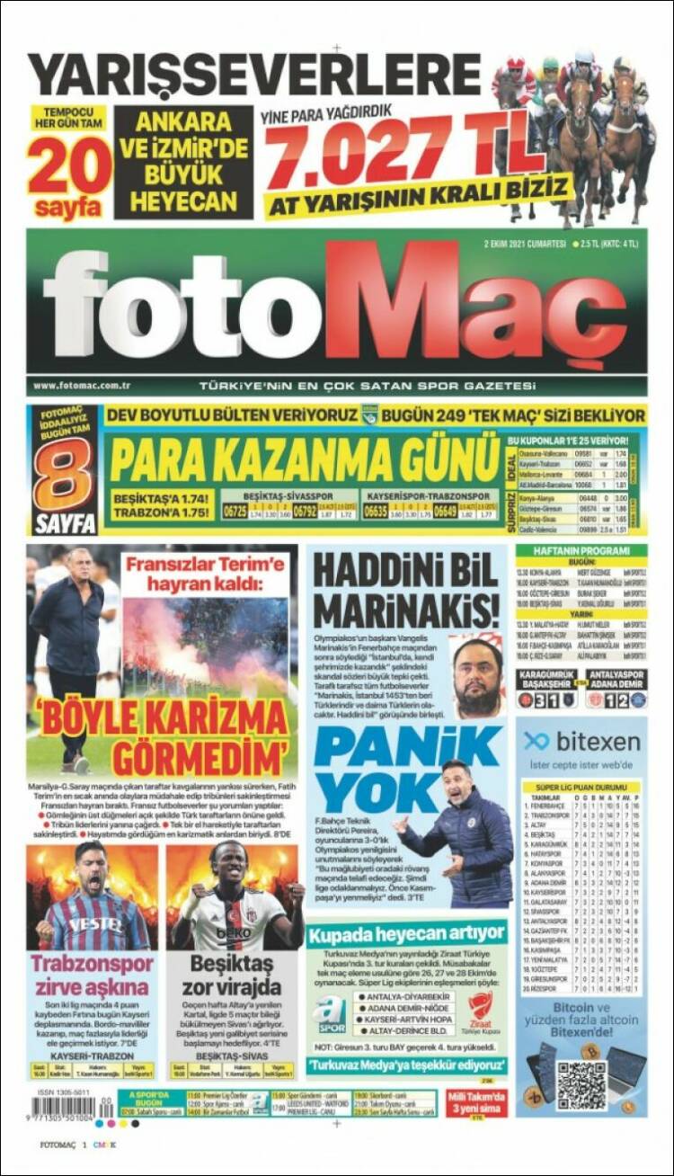 Portada de Fotomaç (Turqu&iacute;a)