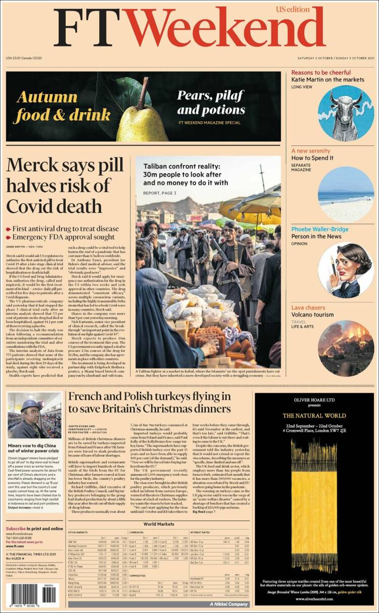 Portada de Financial Times - USA (USA)