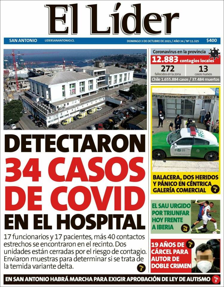 Portada de Lider de San Antonio (Chile)