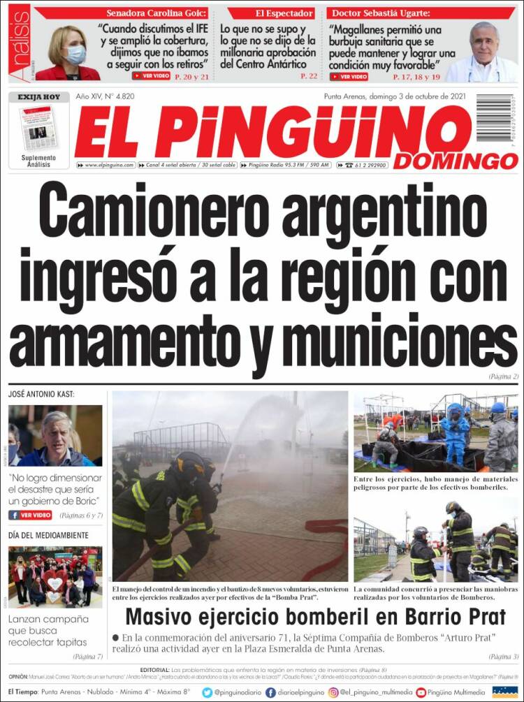 Portada de El Pingüino (Chile)