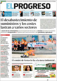 Portada de El Progreso (España)