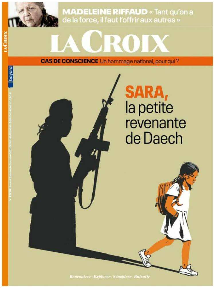 Portada de La Croix (Francia)