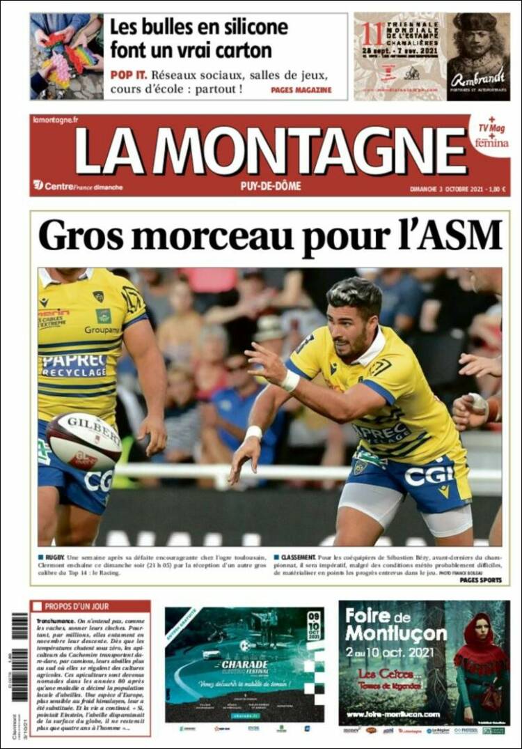Portada de La Montagne (Francia)
