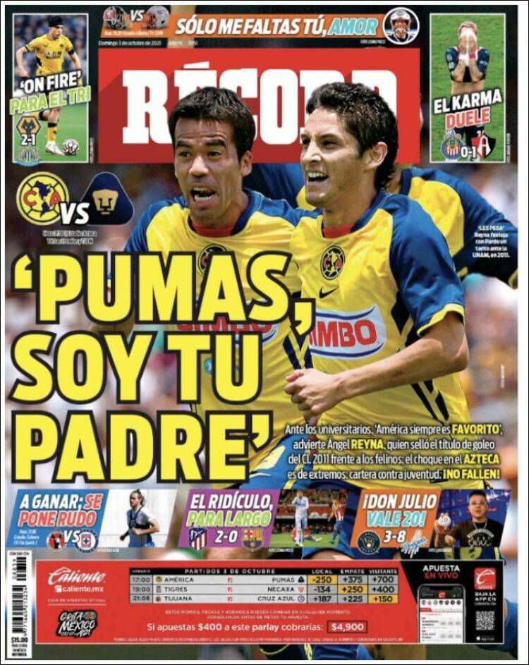 Portada de Record (Mexico)