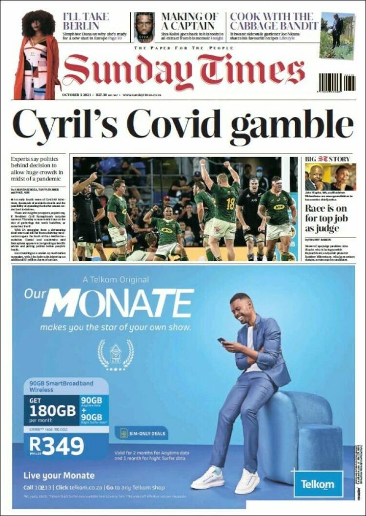 Portada de Hürriyet (Turqu&iacute;a)