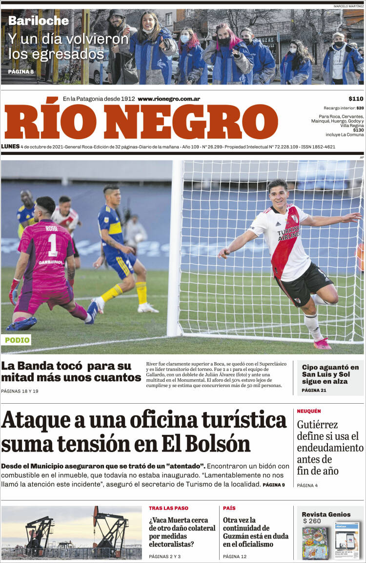 Portada de Rio Negro (Argentina)