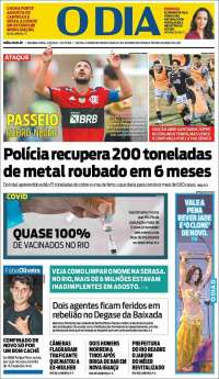Portada de O Dia (Brasil)