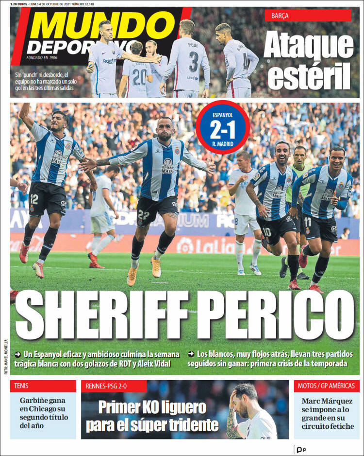 Portada de El Mundo Deportivo (España)