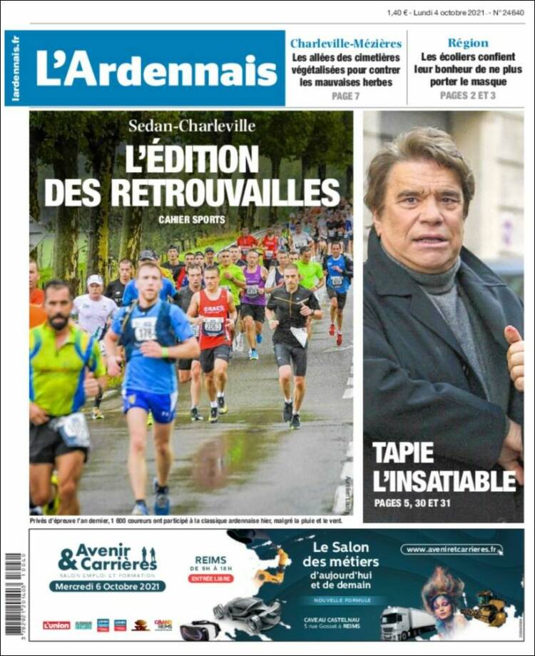 Portada de L'Ardenais (Francia)