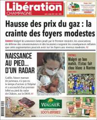 Portada de Libération Champagne (Francia)