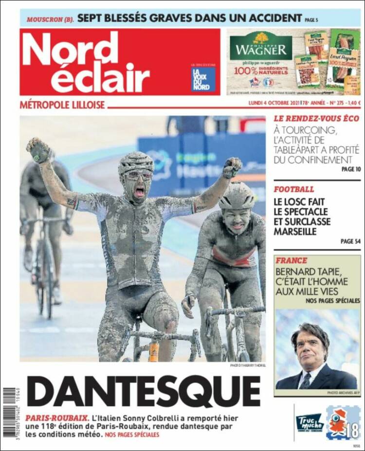 Portada de Nord Éclair (Francia)
