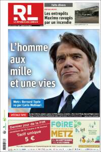 Portada de Le Republicain Lorrain (Francia)