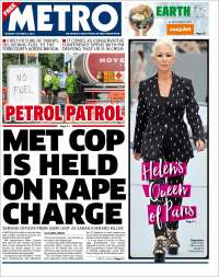 Portada de Metro (Reino Unido)