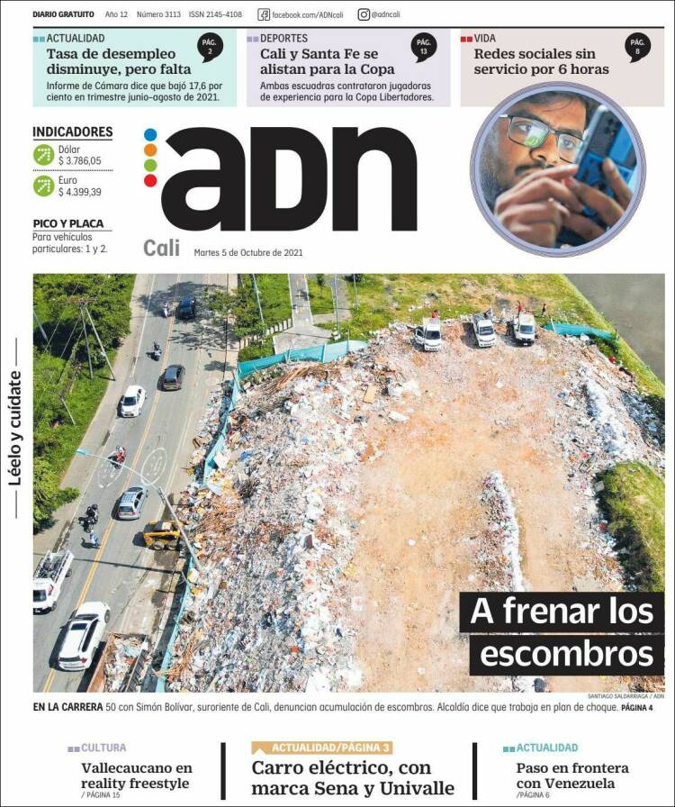Portada de ADN - Cali (Colombia)