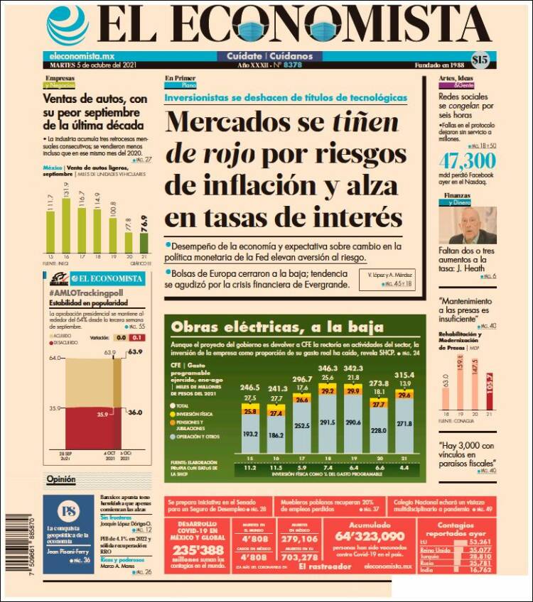 Portada de El Economista (M&eacute;xico)