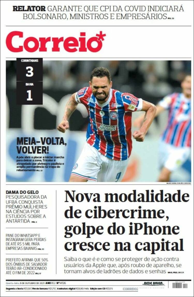 Portada de Correio* (Brasil)