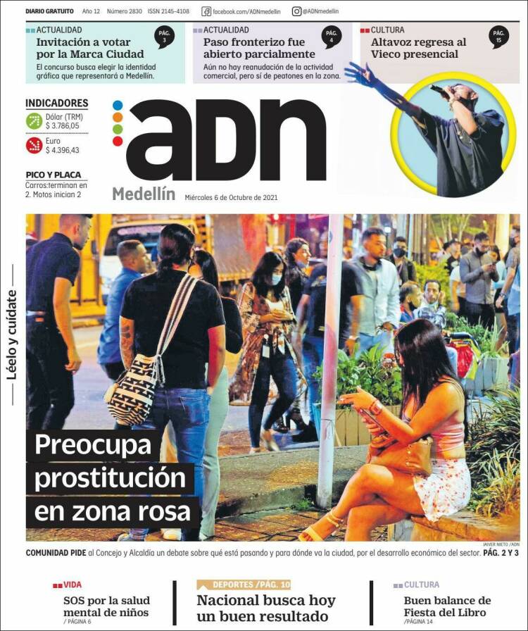 Portada de ADN - Medellín (Colombia)