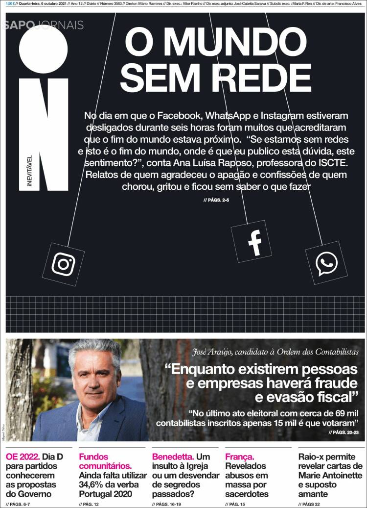 Portada de I - informação (Portugal)