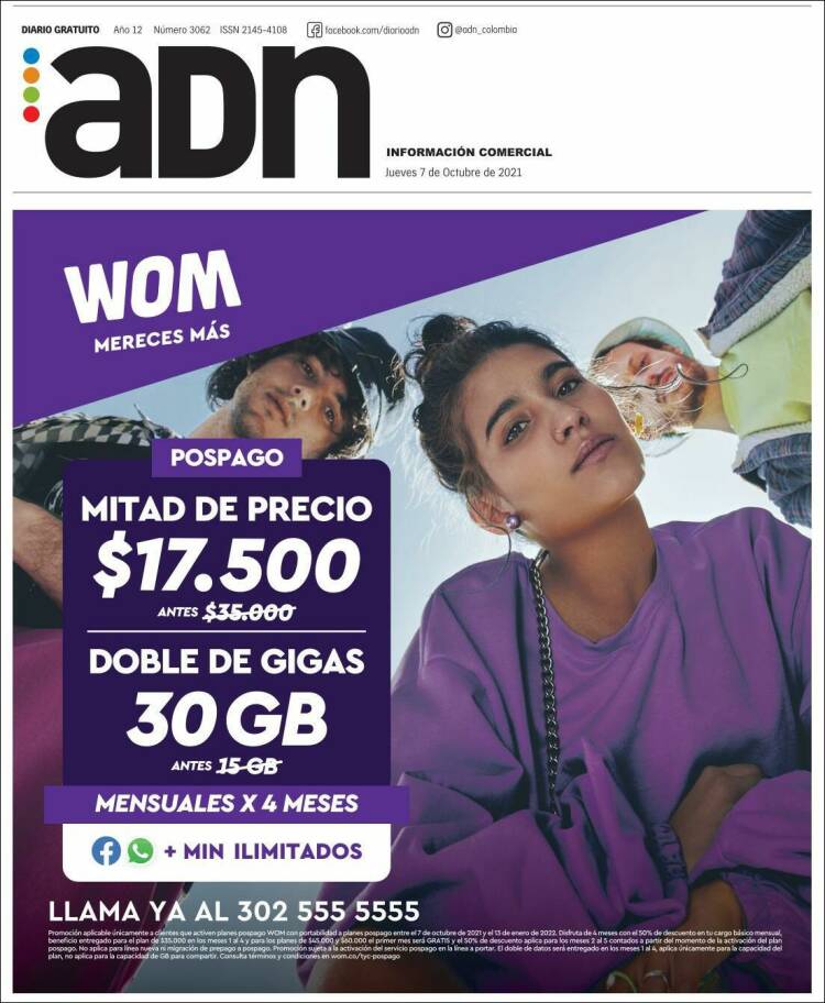 Portada de ADN - Cali (Colombia)