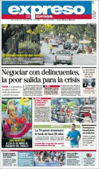 Portada de Expreso (Ecuador)