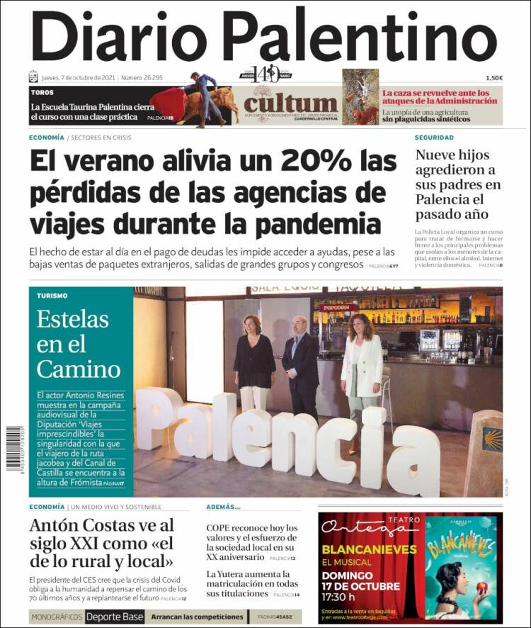 Portada de Diario Palentino (Espa&ntilde;a)