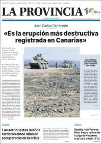 Portada de La Provincia (Espa&ntilde;a)