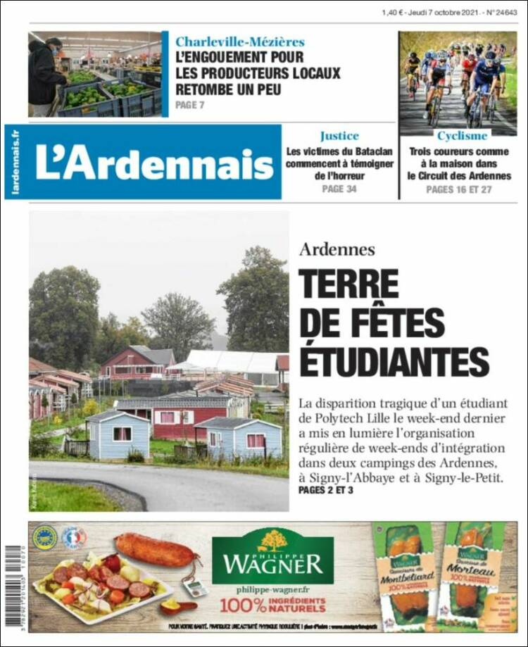 Portada de L'Ardenais (France)