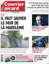 Portada de Courrier Picard (Francia)