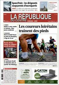 Portada de La République du Centre (Francia)