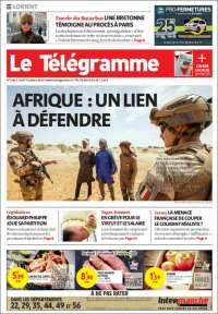 Portada de Télégramme (Francia)