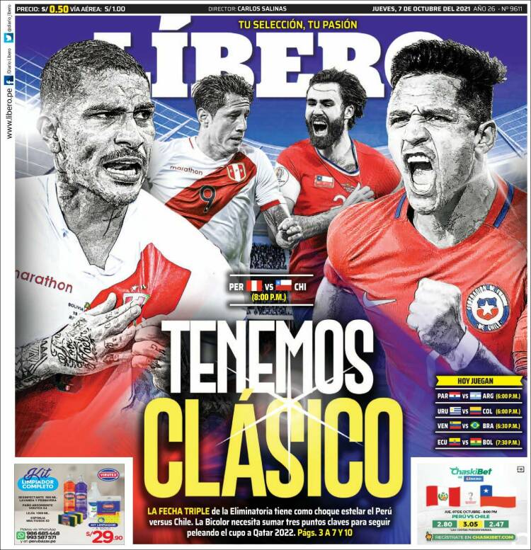 Portada de Líbero (Per&uacute;)
