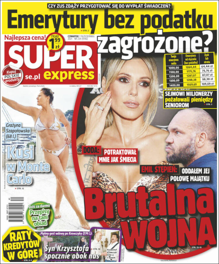 Portada de Super Express (Polonia)