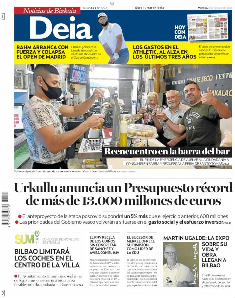 Portada de Deia (España)