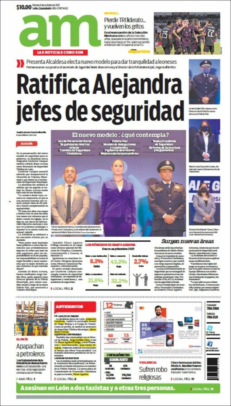 Portada de Al Día A.M. (México)