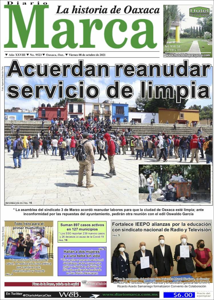 Portada de Diario Marca (México)