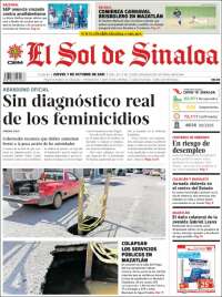 Portada de El Sol de Sinaloa (México)