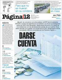 Portada de Página/12 (Argentina)