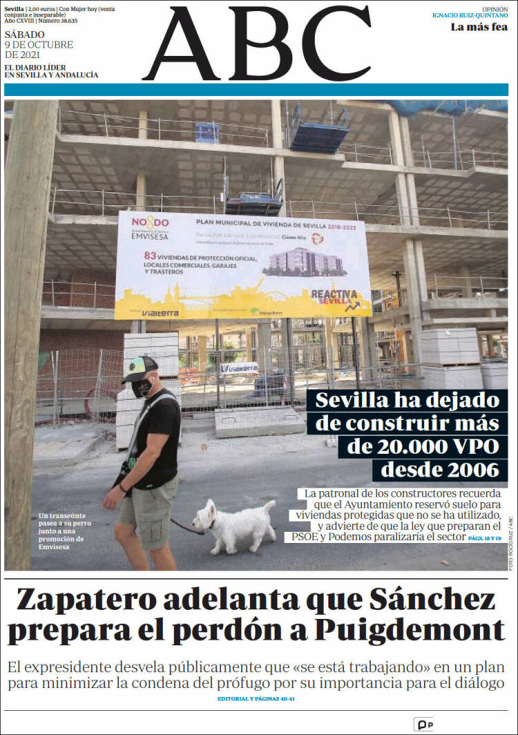 Portada de ABC - Sevilla (España)