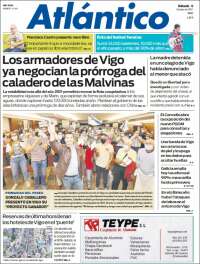 Portada de Atlántico Diario (España)