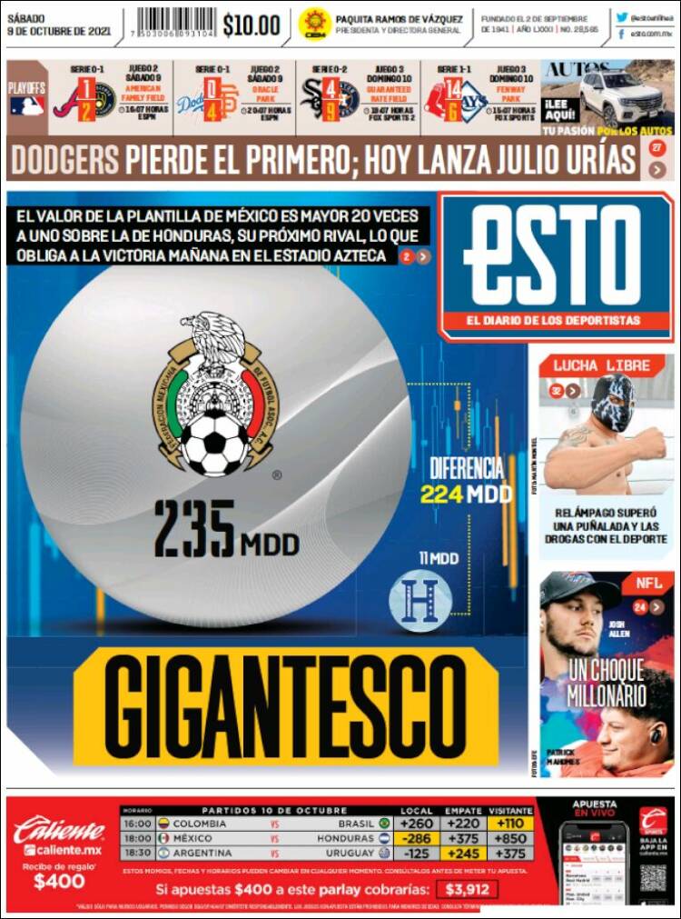 Portada de Esto (M&eacute;xico)