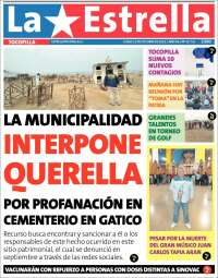 Portada de La Estrella de Tocopilla (Chile)