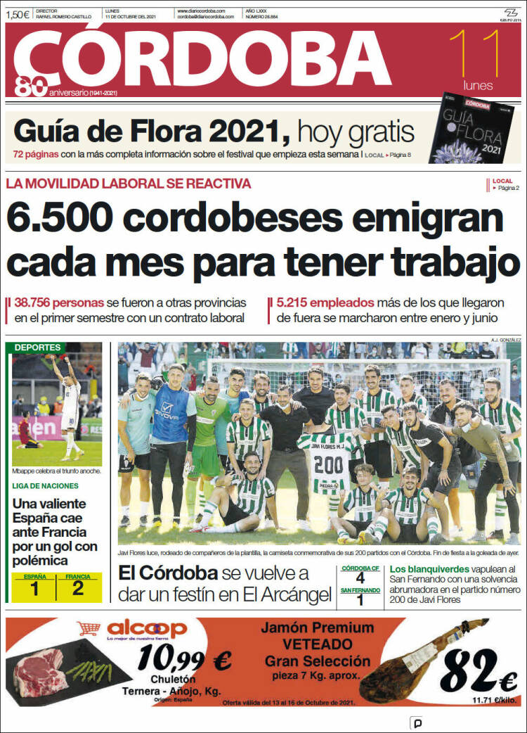 Portada de Diario de Córdoba (España)