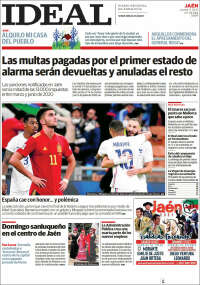 Portada de El Ideal de Jaén (España)