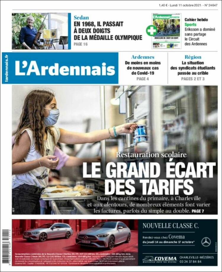 Portada de L'Ardenais (Francia)