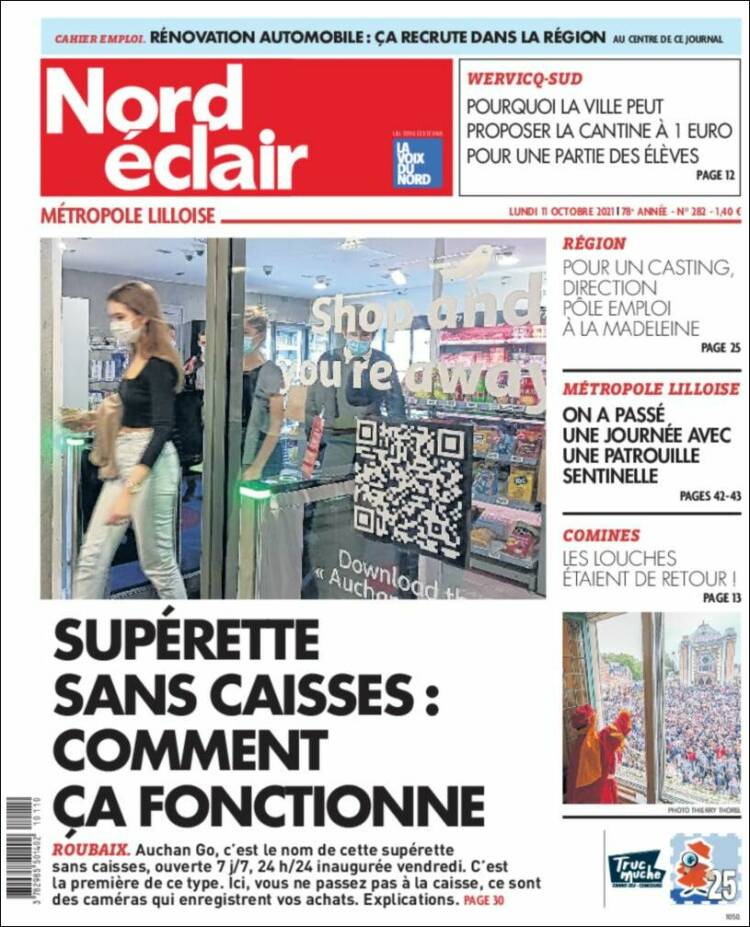 Portada de Nord Éclair (Francia)