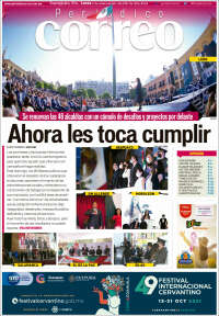 Portada de Correo - El diario del Estado de Guanajuato (Mexique)
